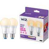 WiZ Dimmable LED 8W/927 E27 A60, 2er-Pack
