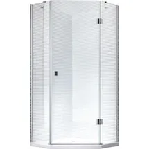 Glaszentrum Hagen 90x90x195cm Aya Duschkabine - Transparent