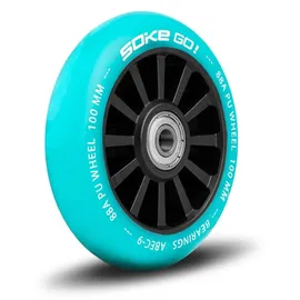 Soke Rollerräder 100 mm türkis