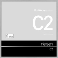 Nielsen Design Bilderrahmen C2 40 x cm Aluminium Silber