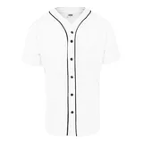 URBAN CLASSICS Baseball Mesh Jersey - schwarz),