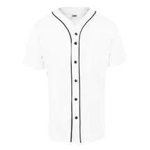 URBAN CLASSICS Baseball Mesh Jersey - schwarz),