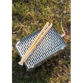 Skotti Grillzange Gr.ONESIZE Aluminium beige