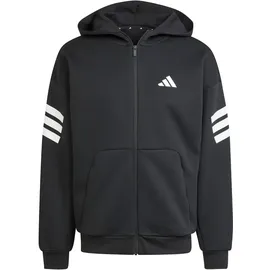 adidas Future Icons 3-Streifen Reißverschlusspullover Black M