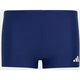 adidas 3-STREIFEN KIDS BOXER-BADEHOSE Blau/Weiß 140