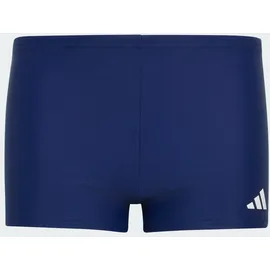 adidas 3-STREIFEN KIDS BOXER-BADEHOSE Blau/Weiß 140