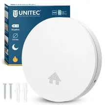 Unitec Design Rauchwarnmelder Weiß