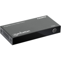 Manhattan 8K@60Hz, 2-Port HDMI-Switch 48G IR-Fernbedíenung, Switch Box