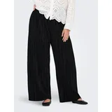ONLY CARMAKOMA Schlupfhose CARRAVENNA PLISSE PANT JRS NOOS Sommerhose, mit Plisseefalten schwarz L (50/52)