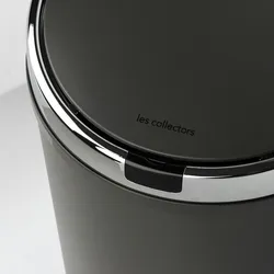 Les Collectors Sensor-Küchenabfalleimer N°235 / Sensor / Edelstahl / dunkelgrau, 30 L / Automatische Öffnung
