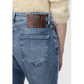 MAC Straight Fit Jeans im 5-Pocket-Design, Dunkelblau, 38/28