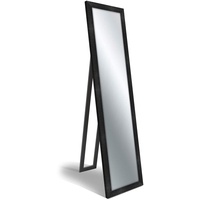 Lupia Standspiegel Floor Mirror 40 x 160 cm Boston Shabby Black Holz Schwarz