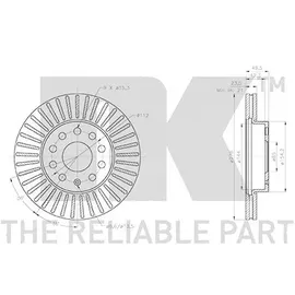NK Bremsscheibe 2047166