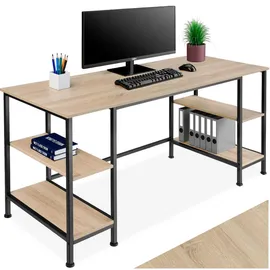 Tectake tectake® Computer-Schreibtisch, Stoke 137 x 55 x 75 cm,
