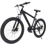 HINOPY 26 Zoll Mountainbike, 21 Gang Rennrad Fahrräder Kohlenstoffstahl mit Scheibenbremse Vorne und Hinten für Jungen, Mädchen, Damen & Herren