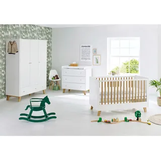 Pinolino Kinderzimmer Pan breit groß 3-tlg. weiß