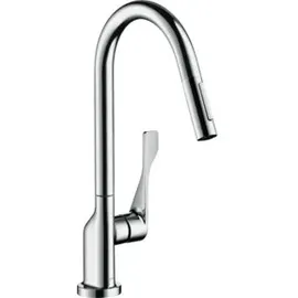 Hansgrohe Citterio Einhebelmischer Ausziehbrause Edelstahl
