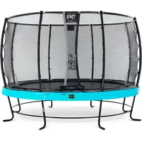 EXIT TOYS Elegant Premium Trampolin 366 cm inkl. Deluxe Sicherheitsnetz blau