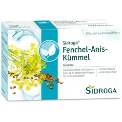 SIDROGA Fenchel Anis Kümmel Tee Filterbeutel 20X2.0 g Tee