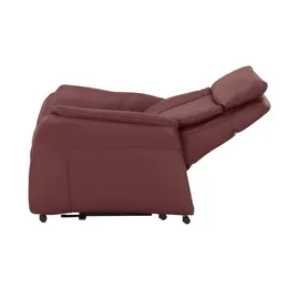 Hukla Relaxsessel Pascal Leder 83 x 105 x 90 cm Rot drehbar