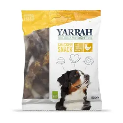 Yarrah Hund - Getrocknete Hühnerhälse bio 150g