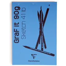 Clairefontaine Skizzenblock A6 80 Blatt Königsblau