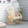 Outsunny Schaukelstuhl 68 x 88 x 92 cm beige