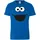 LOGOSHIRT T-Shirt "Sesamstraße - Krümelmonster Gesicht", Damen, Gr. M, blau, 100% Baumwolle, unifarben, normal, Rundhals, Shirts T-Shirt, mit lizenziertem Print