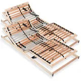Sleepneo Lattenrost 180x200 cm montiert elektrisch verstellbares Kopf & Fußteil 5 Zonen 28 Latten Belastbarkeit 150 kg Made in Germany Birkenschichtholz