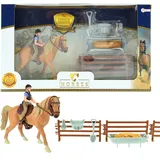 Toi-Toys Pferd mit Reiter und Zubehör