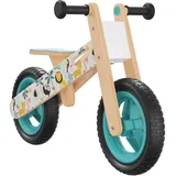 vidaXL Laufrad für Kinder Blau Bedruckt