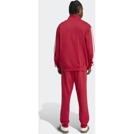 adidas M 3S FL TT TS Trainingsanzug Rot XL