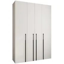 abiks möbel Drehtürenschrank COMO 170 x 245,5 x 50 cm Schwarz/Weiß
