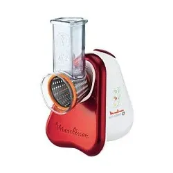 Moulinex Fresh Express Plus elektrische Reibe weiß/rot 200 W
