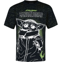 Star Wars T-Shirt - The Mandalorian - Grogu - S bis L - für Männer - Größe M - multicolor  - Lizenzierter Fanartikel - M