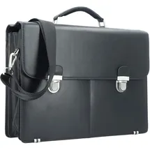 Esquire Oxford Aktentasche Leder 42 cm schwarz
