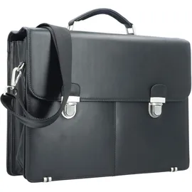 Esquire Oxford Aktentasche Leder 42 cm schwarz