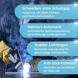 STAHLWERK Kombi-Schweißgerät CTM-416 PULS Pro (160 A)
