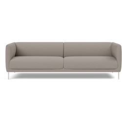 Konami Sofa 2,5-Sitzer, brushed steel / sisu 0125