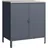 casa.pro Outdoor Schrank Bolognano 92x80x50 cm Dunkelgrau, matt