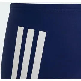 adidas 3-STREIFEN KIDS BOXER-BADEHOSE Blau/Weiß 140