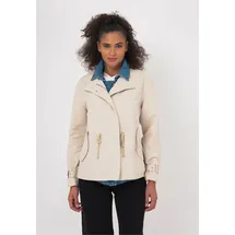 Freshlions Trenchcoat FRESHLIONS "Zelda", Damen, Gr. S, beige, 100% Baumwolle, unifarben, normal, Mäntel, mit stilvollem Reverskragen