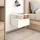vidaXL Nachtschrank Hängender 40 x 31 x 27 cm Weiß