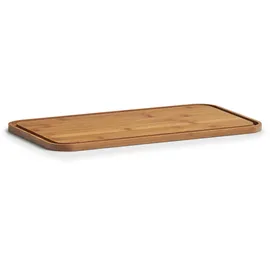 Zeller Brotkasten mit Bamboo Deckel 42,5 cm matt schwarz
