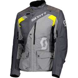 Scott Dualraid Dryo, Textiljacke wasserdicht Damen - Grau/Gelb - 46
