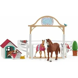 Schleich Horse Club Hannahs Gastpferde mit Hündin Ruby 42458