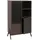 MCW MCW-O40 Hochschrank 79 x 138 x 40 cm Walnuss-Optik