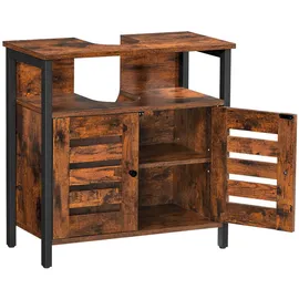 VASAGLE Waschbeckenunterschrank 60 x 60 x 30 cm Braun