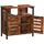 VASAGLE Waschbeckenunterschrank 60 x 60 x 30 cm Braun