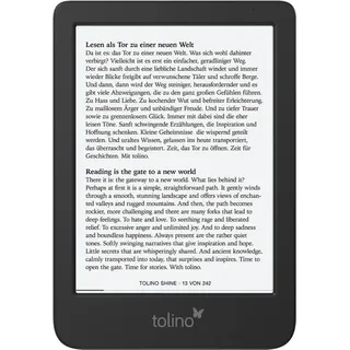 Tolino shine 5. Gen. (2024) eBook-Reader, Schwarz - Schwarz